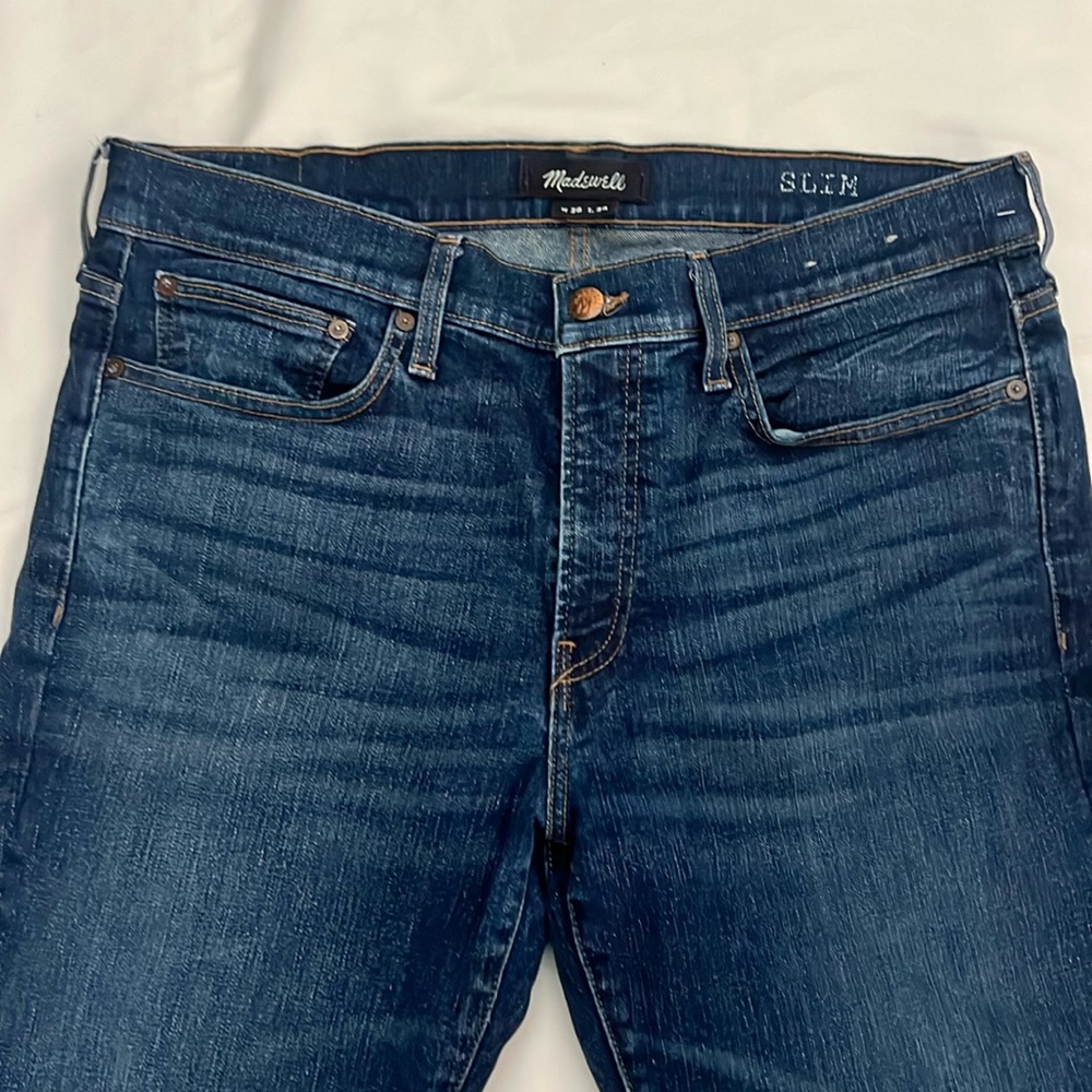 Madewell jeans 36x34” slim